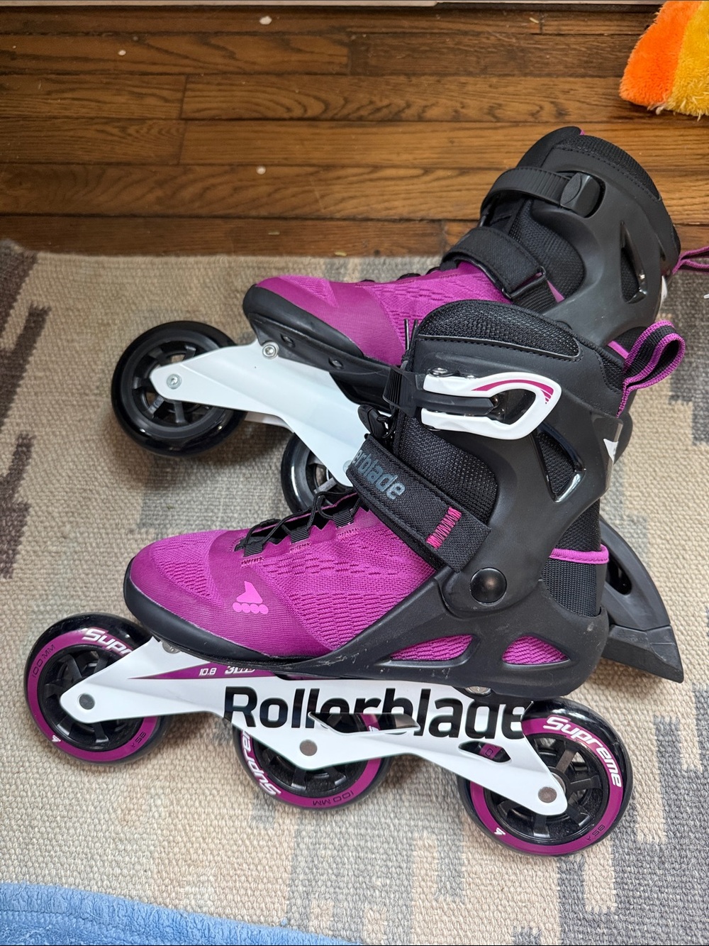 Rollerblade Women's Inline Skates in Magenta and Black